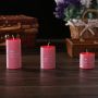 Colorful soy candle pillar for votive and wedding