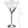 9 ounces Skeleton Hand Cocktail Glasses Martini Glass for Bar Part Wedding and more