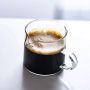 120 ml Shot Glasses Espresso Parts Double Spouts Milk Cup Clear Glass