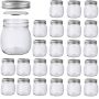 10 oz Glass Mason Jars 24 Pack 300ml Canning Jars with Regular Mouth Lids for Oats Jam Jelly Honey Beans Spice