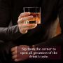 7 Ounces Square Whiskey Glass Old Fashioned Crystal for Alcohol Whisky Bourbon Tequila Liquor Gift for Men