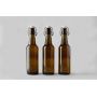 500ml Amber beer glass bottle with Swing lid amber beer bottle for beer factory 375ml