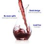 Premium Wine Decanter 100% Lead-Free Hand Blown Crystal Glass 1.3 Liter Red Wine Carafe