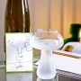 Creative Mushroom Juice Goblet Cocktail Glass 260 ml High-End Crystal Glass Wine Glass