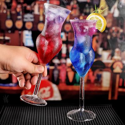 6.8 ounces Body Shaped Wine Glasses Cocktail Glasses Beauty Lady Woman Goblet Glass Drinking Cups