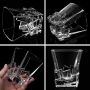 300 ml Iceberg Transparent Whiskey Drinking Glasses Cups Wine accessaries for Juice Cocktail and more