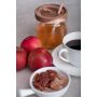 Honey Jar Pot Glass Holder Dispenser Set with Wooden Dipper Stick and Acacia Lid Cover for Home Kitchen