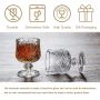 1.75 Ounces Classical Style Shot Glasses Set of 6 Super Cute Wine Glasses for Sherry Cordial