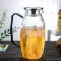 New high borosilicate glass cold kettle glass hammer pattern cold kettle household large capacity cold kettle glass jug volume