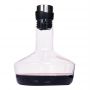 Crystal red wine decanter with sealed lid, breathing flip wine jug, creative personality wine storage jug