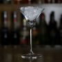 Unique trumpet shape wine glass Japanese crystal triangle martini glass tall cocktail glass