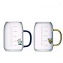 Customized Factory Wholesale Scale Milk Cartoon Glass Household Coffee Thickened Daily Breakfast Cup