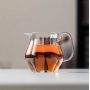 Heat-resistant glass transparent tea divider with handle Household tea cup tea set