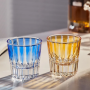 Colorful Transparency Wine Glasses Light Luxury Retro Crystal Glass Cup Milk Coffee Heat Resistant Whiskey Glass Drinkware Mug