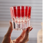 Colorful Transparency Wine Glasses Light Luxury Retro Crystal Glass Cup Milk Coffee Heat Resistant Whiskey Glass Drinkware Mug