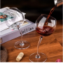 300ml Clear Crystal Goblet Slanted Red Wine Glass Wedding Party Stemare Wineglass Burgundy Bordeaux Cup Champagne Glasses