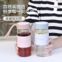Hot sale high temperature resistant glass portable portable water bottle for outdoor carrying