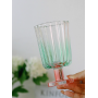 Cute flower shaped cocktail glass with color matching and high-value red wine and champagne cup