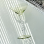 Colorful spiral handle wine glass cocktail glass high-value niche retro champagne goblet glass