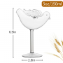 150ml Creative borosilicate cocktail glass Clear bird wine glass Whiskey