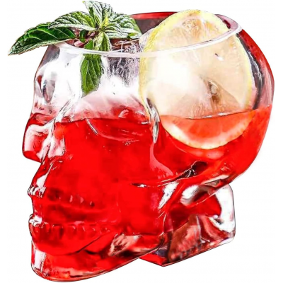 Creative skull glasses skeleton skull shaped unique whiskey glasses for wine cocktails and more