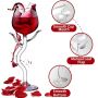 Flower Drinkware Crystal Champagne Flutes Classy Red Wine Glass Rose Cocktail Glass Wine Goblet Glasses