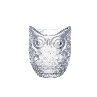 Creative Owl Coffee cup High appearance level Latte cup 210 ml American relief vintage wine glass