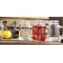 16 Oz Clear Glass Jars With Convenient Handle and Ice Cold Embossed Logo Ideal for Hot and Sunny Days