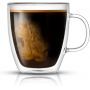 Dishwasher Safe Double Wall Insulated Glasses Coffee Mugs