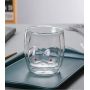 Creative double glass women body home insulated water cup milk coffee juice cup