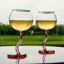 Wholesale love white wine goblet red wine glass household light luxury high-end Valentine's Day wedding gift