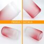 Wholesale colorful can drinking cup with straw beer can glass, color gradient glass drinking cup