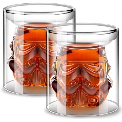 Creative whiskey glass creative transparent glass wine glass wine set wholesale 150 ml men's gift