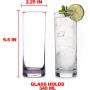 High Quality High Ball Drinking Glass Bar Glassware for Mojito, Whiskey, Cocktails