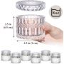 8OZ glass candle jar with lid multi-purpose storage unique embossed design suitable for home decoration