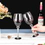 Premium Crystal Wine Glasses Metal Base Wine Glasses Ideal Gifts for Any Occasion Long Stem