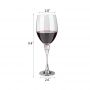 Premium Crystal Wine Glasses with Metal Base - Ideal Gifts for Any Occasion Long Stem Design
