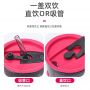 Stylish Portable Water Cup with Double Straw - Ideal as Internet Celebrity Souvenir and Opening Event Gift and Coffee