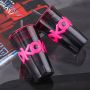 Stylish Portable Water Cup with Double Straw - Ideal as Internet Celebrity Souvenir and Opening Event Gift and Coffee