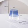 Multi-Purpose Striped Glass Drinking Cups - For Wine, Champagne, Large Drinks, Tea, and Whiskey
