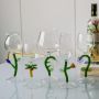 Innovative Plant-Themed Glass Goblets & Champagne Glasses - High-Quality Transparent Red Wine & Bordeaux Glasses Wholesale Directly from Manufacturer