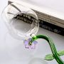 Innovative Plant-Themed Glass Goblets & Champagne Glasses - High-Quality Transparent Red Wine & Bordeaux Glasses Wholesale Directly from Manufacturer