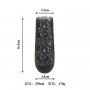 Spooky Halloween Black Matte Champagne Glass with Spider Design