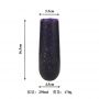 Spooky Halloween Black Matte Champagne Glass with Spider Design