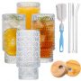 Stanley Cup Glass Tumbler with Straw and Lid – Novelty Glass Drinkware for Easy Sipping