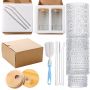 Stanley Cup Glass Tumbler with Straw and Lid – Novelty Glass Drinkware for Easy Sipping