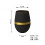 Modern Matte Black Red Wine Glass Set – Elegant Glassware for Special Occasions