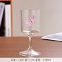 Glassware Supplier In China Butterfly Glass Goblet in Strip Enamel Wine Glass