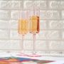 Pink Glass Champagne Flute Wholesale