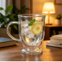 250ml Double Wall Glass Mug Wholesale